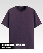 Basic Purple Melange - Unisex T-Shirt
